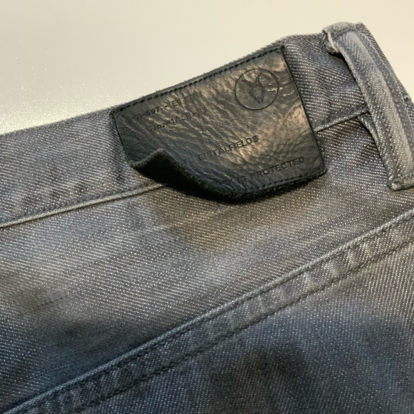 Allsaints Spitalfields Quarry Split Gray Button Fly Tapered Denim Jeans - Picture 12 of 12